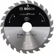   Bosch Accessories Bosch Power Tools 2608837688 Keményfém körfűrészlap 165 x 30 mm Fogak száma (collonként): 24 1 db