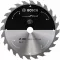 Bosch Accessories 2608837704 2608837704 Keményfém körfűrészlap 190 x 20 mm Fogak száma (collonként): 24 1 db