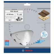   Bosch Accessories Bosch Power Tools 2608837706 Keményfém körfűrészlap 190 x 30 mm Fogak száma (collonként): 16 1 db