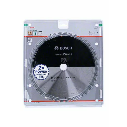 Bosch Accessories 2608837741 2608837741 Keményfém körfűrészlap 305 x 30 mm Fogak száma (collonként): 40 1 db