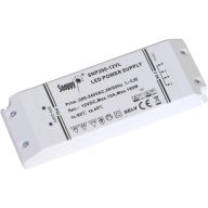  Dehner Elektronik LED 12V200W-MM-EU LED transzformátor, LED meghajtó Állandó feszültségű 200 W 15 A 12 V/DC Bútorhoz alkalmas 1 db