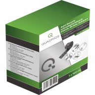   Quadrios 1908CA072 Zsugorcső ragasztó nélkül Fekete 45 mm 22.50 mm Zsugorodási arány:2:1 1.6 m