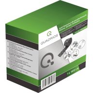   Quadrios 1908CA070 Zsugorcső ragasztó nélkül Fekete 35 mm 17.50 mm Zsugorodási arány:2:1 1.6 m