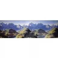   Faller 180512 H0 Modellvasút háttér Neuschwanstein 3200 mm x 1000 mm