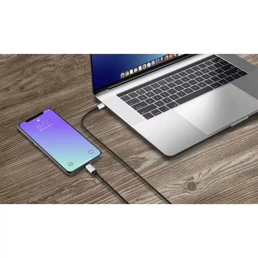 Renkforce USB kábel USB-C® dugó, Apple Lightning dugó 2.00 m Fekete RF-4353448