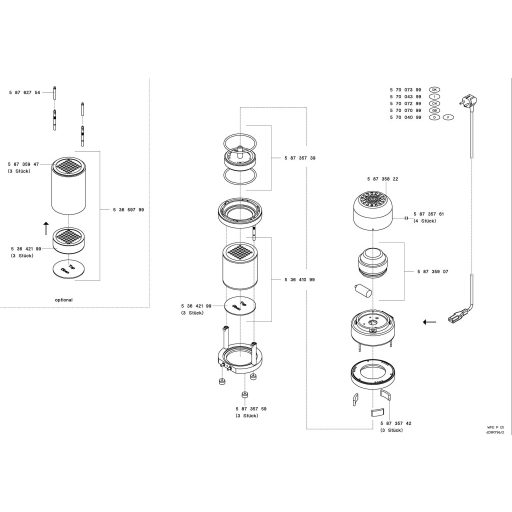 Weller WFE P Forrasztási füstelszívó 230 V 70 W 50 l/perc