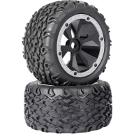   Reely 1:8 Monstertruck Abroncs 6 küllős Fekete-szürke 2 db