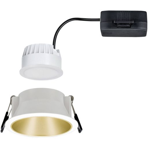 Paulmann 93405 Cole Coin LED-es beépíthető lámpa LED 6 W Fehér, Arany