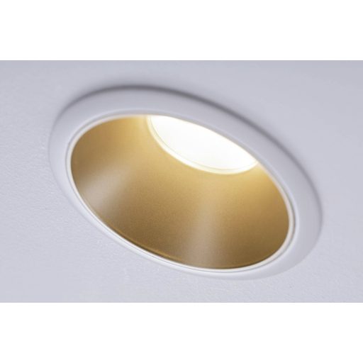 Paulmann 93406 Cole Coin Beépíthető lámpa 3 részes készlet LED 6.50 W Fehér, Arany
