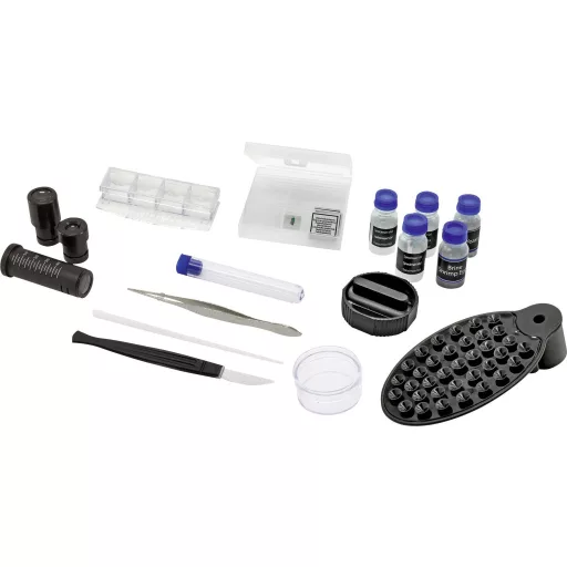 Bresser Optik 8855600B4K000 Biolux SEL Schülermikroskop Gyermekmikroszkóp Monokulár 1600 x Beeső fény, Átvilágítás