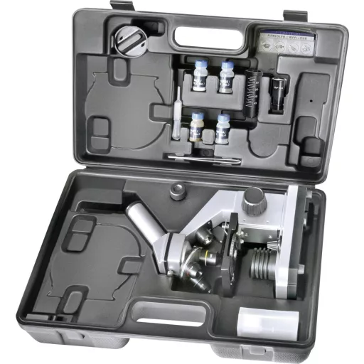 Bresser Optik 8855002 BIOLUX CA Set 40x-1024x Gyermekmikroszkóp Monokulár 1024 x Beeső fény, Átvilágítás
