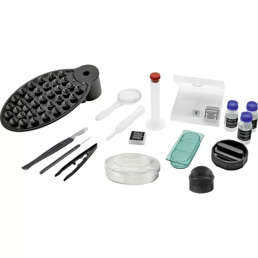 Bresser Optik 8856000 Set 40-640x Átvilágító mikroszkóp Monokulár 640 x Átvilágítás