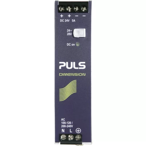 PULS CS5.241-C1 Kalapsínes tápegység 24 V 5 A 120 W Kimenetek száma:1 x Tartalom, tartalmi egységek rendelésenként 1 db