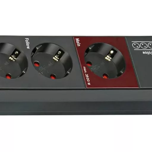 Brennenstuhl 1159490966 Main-Follow 5 részes Antracit Védőérintkezős 1 db