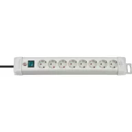   Brennenstuhl 1955580100 Elosztó kapcsolóval 8 részes Fehér Védőérintkezős 1 db