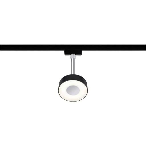 Paulmann Circle Nagyfeszültségű sínrendszer lámpa URail Fixen beépített LED-es 5 W LED Fekete (matt)