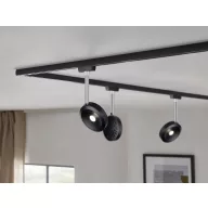   Paulmann Discus Nagyfeszültségű sínrendszer lámpa URail Fixen beépített LED-es 5 W LED Fekete (matt), Króm