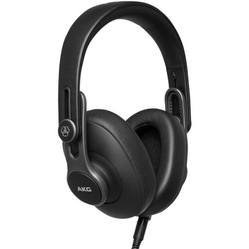 AKG K371 Stúdió Over Ear fejhallgató Vezetékes Fekete Noise Cancelling Összehajtható