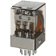   Finder 60.13.8.230.0054 Dugaszrelé 230 V/AC 10 A 3 váltó 10 db Tray