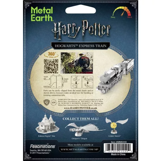 Metal Earth Harry Potter Hogwarts Express Train Fém építőkészlet
