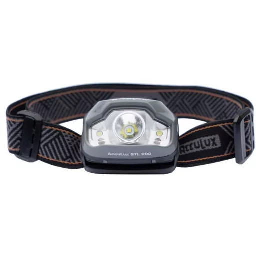 AccuLux STL 200 LED Fejlámpa Elemekről üzemeltetett 200 lm 438012