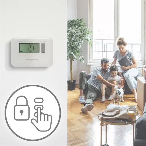 Programozható fali szobatermosztát 5 - 35 °C, Honeywell Home T3C110AEU