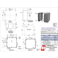   Hammond Electronics 1554 PC CL 1554WA2GYCL Univerzális műszerdobozok Polikarbonát Szürke 1 db