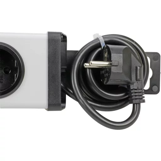 Ehmann 0200x00062303 Dugalj elosztó Szürke, Fekete Védőérintkezős 1 db