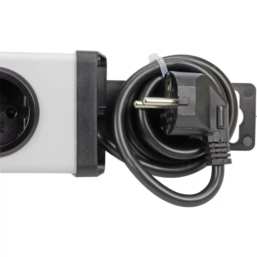 Ehmann 0201x00052303 Dugalj elosztó Szürke, Fekete Védőérintkezős 1 db