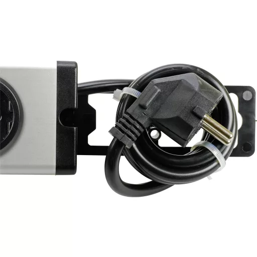 Ehmann 0616x0a048001 Dugalj elosztó Alumínium, Fekete Védőérintkezős 1 db