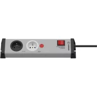   Ehmann 0218x02022301b Dugalj elosztó Szürke, Fekete Védőérintkezős 1 db