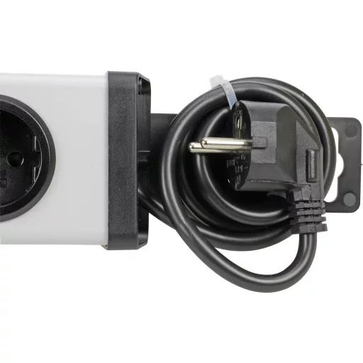 Ehmann 0218x02022301b Dugalj elosztó Szürke, Fekete Védőérintkezős 1 db