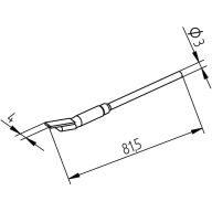   Ersa Kiforrasztó hegy Hegy méret 4 mm Tartalom, tartalmi egységek rendelésenként 2 db