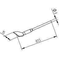   Ersa 0452FDLF150/SB Kiforrasztó hegy Hegy méret 15 mm Tartalom, tartalmi egységek rendelésenként 1 db
