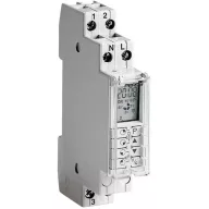   Wallair 1IO1070 Időkapcsoló óra Digitális Napi program 3500 W IP40 Maradék működési idő, Nyári- / téli időszámítás átállás (automatikus), Programozás funkció