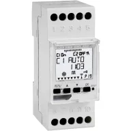   Wallair 1IO3091 Időkapcsoló óra Digitális Heti program, Éves program 3500 W IP20 Véletlen kapcsolás funkció, Szabadságpromramm, Ciklikus program