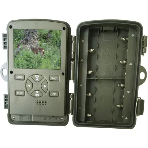 Vadmegfigyelő kamera 20 Mpx, 4K, fekete LED-ek, távirányító, WLAN, Berger & Schröter