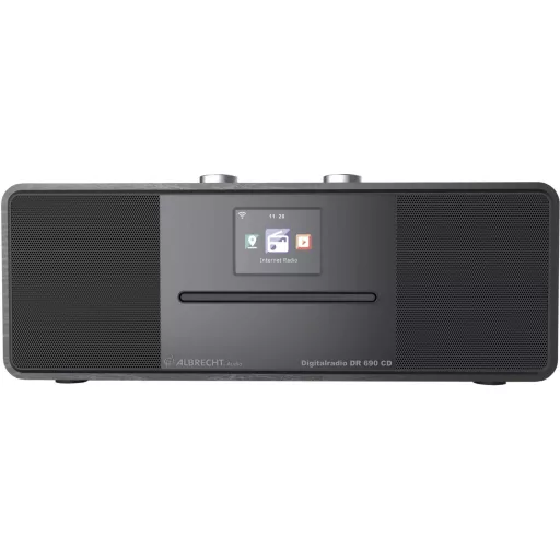 Albrecht DR 690 Asztali internetrádió Internet, DAB+, URH CD, Bluetooth®, Internetrádió