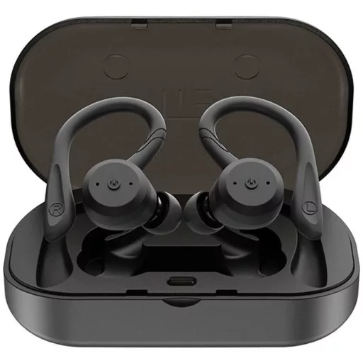 Tie Studio TBE1018 Sport In Ear fejhallgató Bluetooth® Fekete Vízálló, Fülkengyel