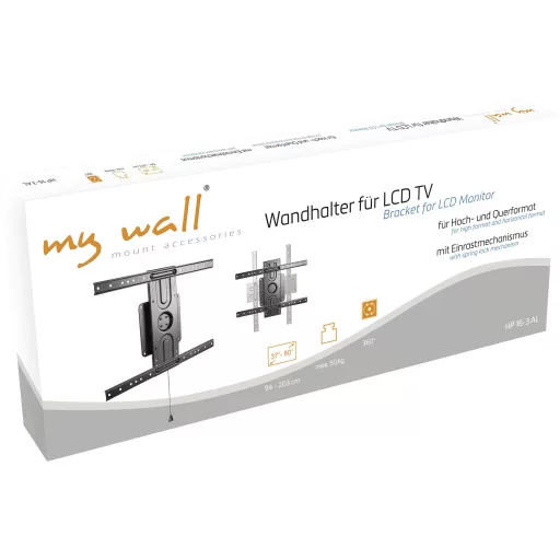 My Wall HP 16-3 AL TV fali tartó 94,0 cm (37) - 203,2 cm (80) Forgatható