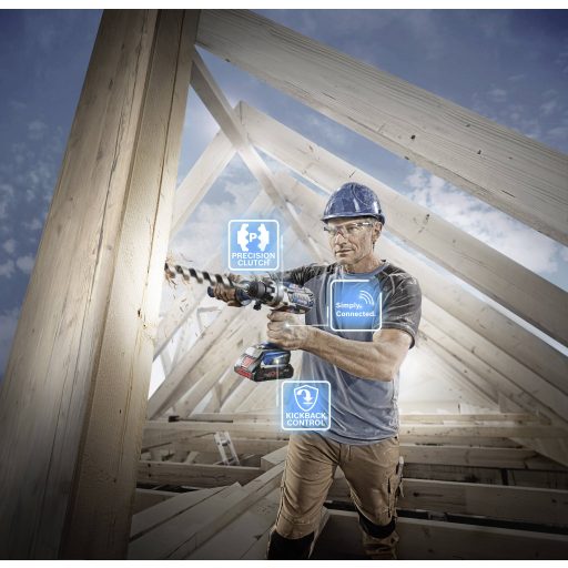 Bosch Professional GSR 18V 110 C 06019G010A Akkus fúrócsavarozó 18 V 4.0 Ah Lítiumion Hordtáskával, 2. akkuval