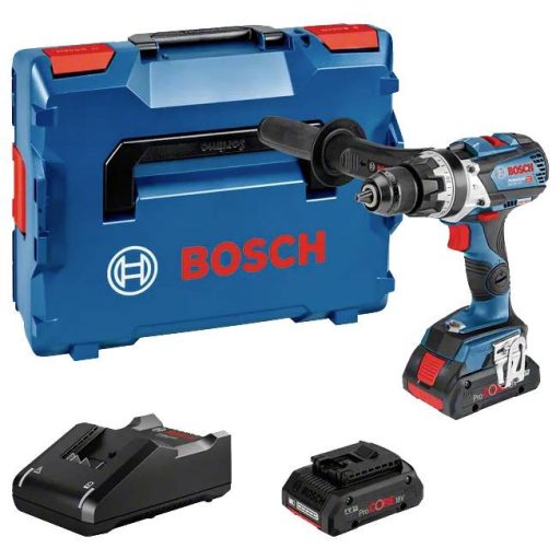 Bosch Professional GSB 18V-110 C 2 sebességfokozat-Akkus ütvefúró-csavarozó 2. akkuval, Töltővel, Hordtáskával