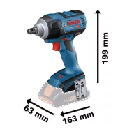   Bosch Professional GDS 18V-300 06019D8200 Akkus ütvecsavarozó 300 Nm 18 V akku nélkül