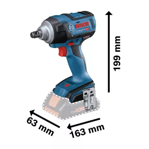 Bosch Professional GDS 18V-300 06019D8200 Akkus ütvecsavarozó 300 Nm 18 V akku nélkül