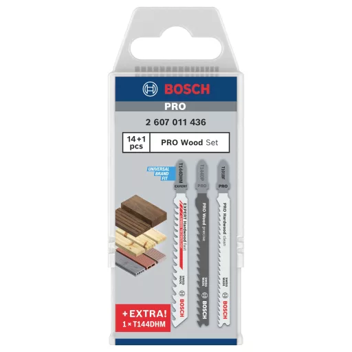 Bosch Accessories 2607011436 JSB, fa, 15 darabos csomag 15 db