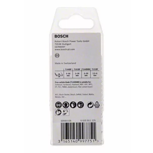 Bosch 2607011437 JSB, fa és fém, 15 darabos csomag 15 db