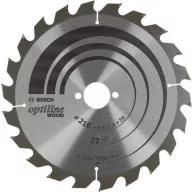   Bosch Accessories Optiline 2608838410 Körfűrészlap 216 x 30 x 1.6 mm Fogak száma (collonként): 22 1 db