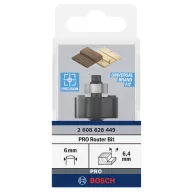   Lemezvágó 6 mm, D1 25,4 mm, L 12,4 mm, G 54 mm Bosch Accessories 2608628449