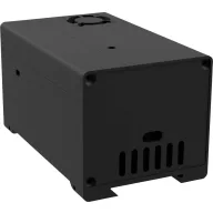   Joy-it Alumínium ház Alkalmas: Raspberry Pi®, StromPi 3 Elemtartó rekesszel, Levehető GPIO-fedél, Aktív hűtővel, Passzív hűtővel, Profilsínre szereléshez Fekete