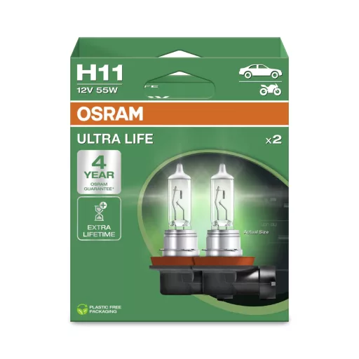 Osram Automotive 4062172387736 Halogén fényforrás Ultra Life H11 55 W 12 V